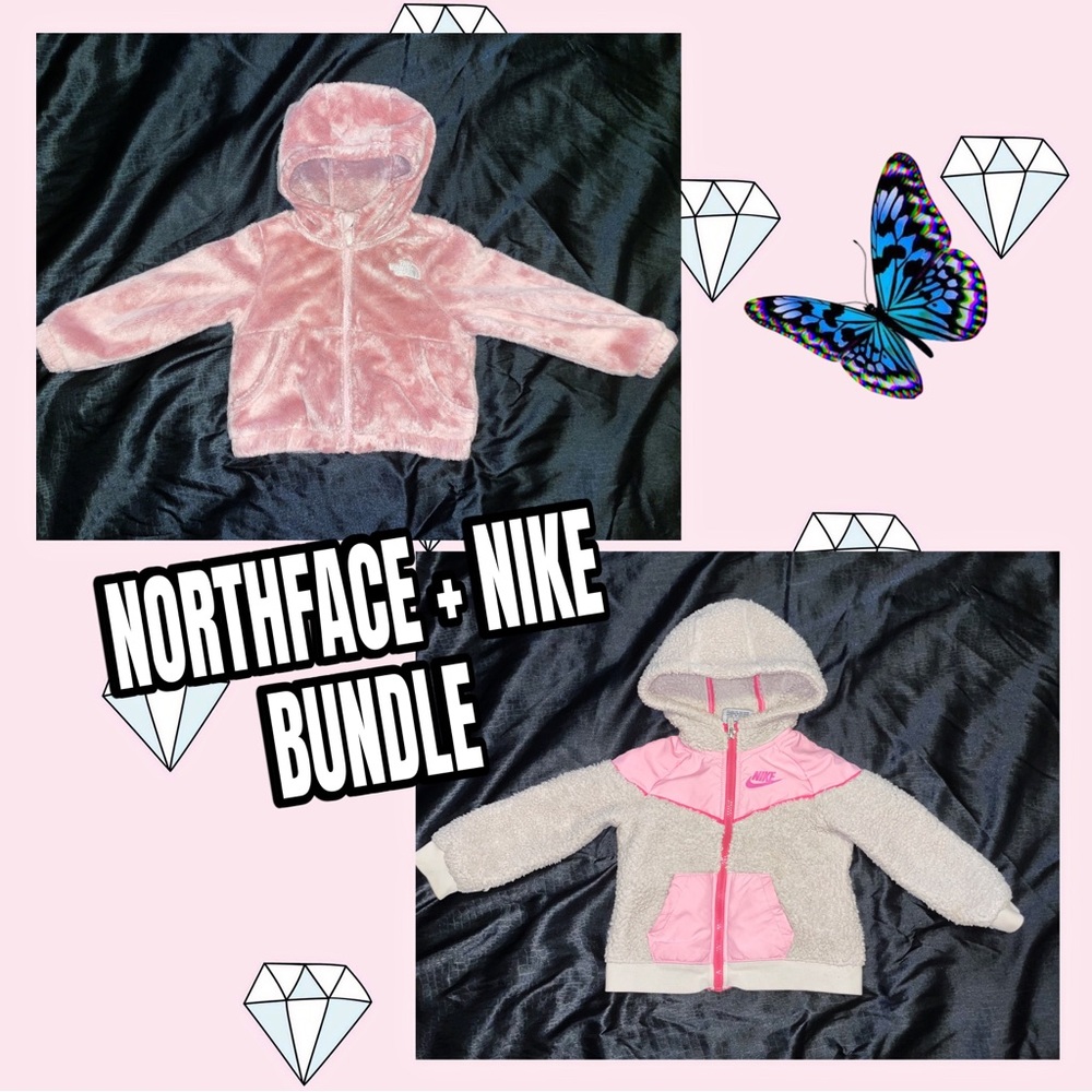 Toddler 3T Nike and Northface Jacket Bundle